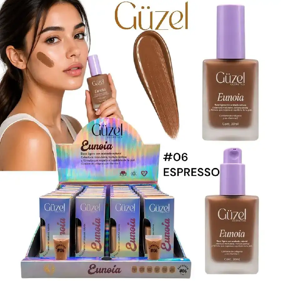 Base liquida eunoia tono #6 espresso guzel