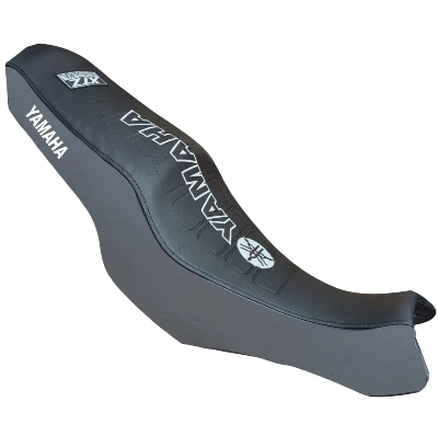 TP XTZ 150 Forro Tapizado super moto negro / gris letrero en medio DW