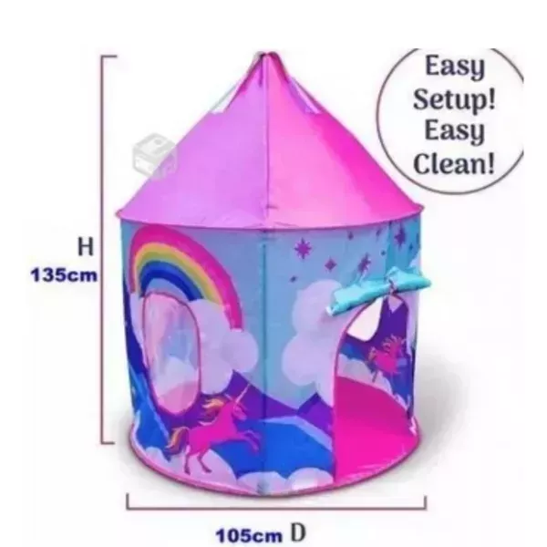 Carpa castillo unicornio 2