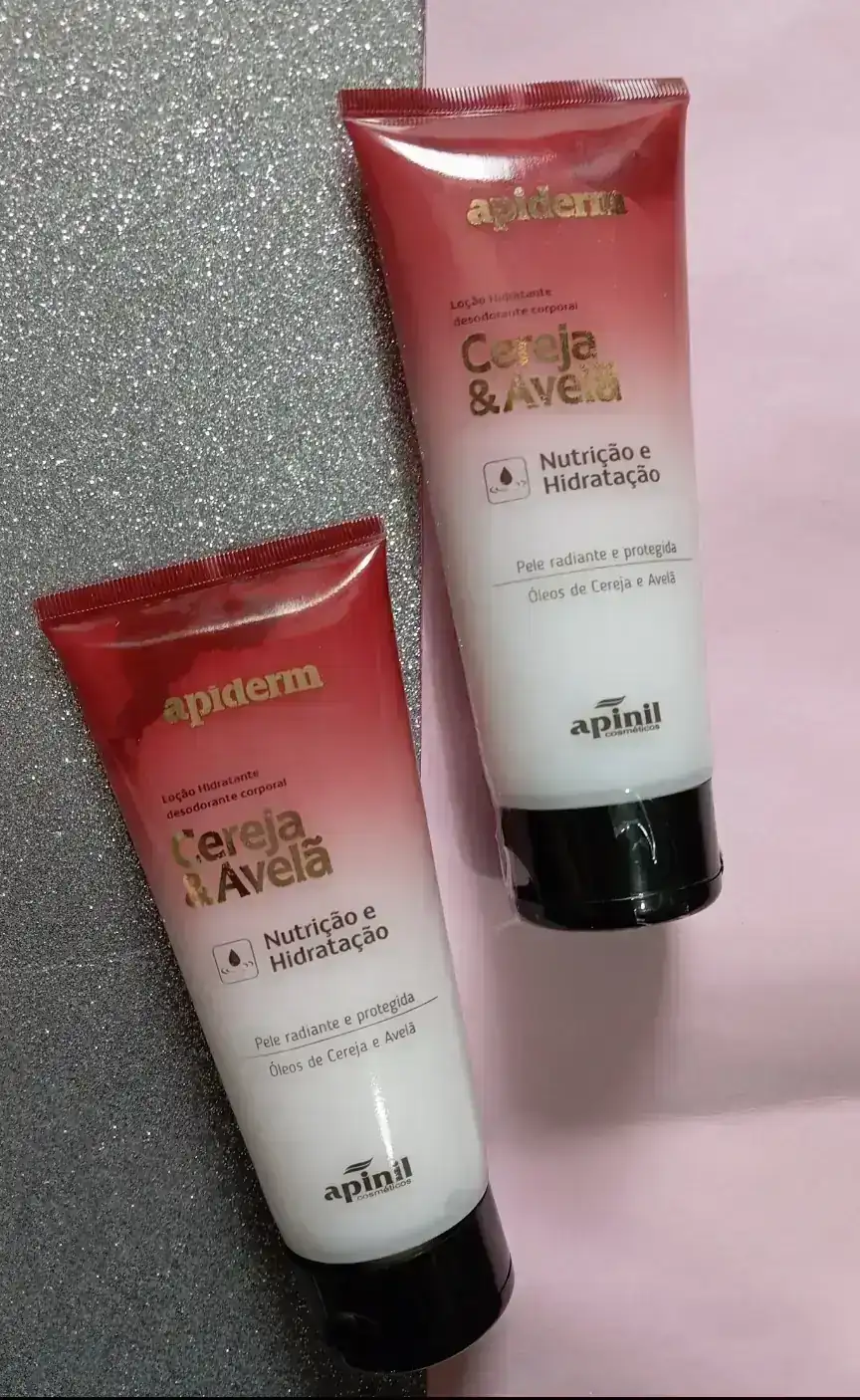Loção hidratante corporal Cereja e Avelã - Apinil 