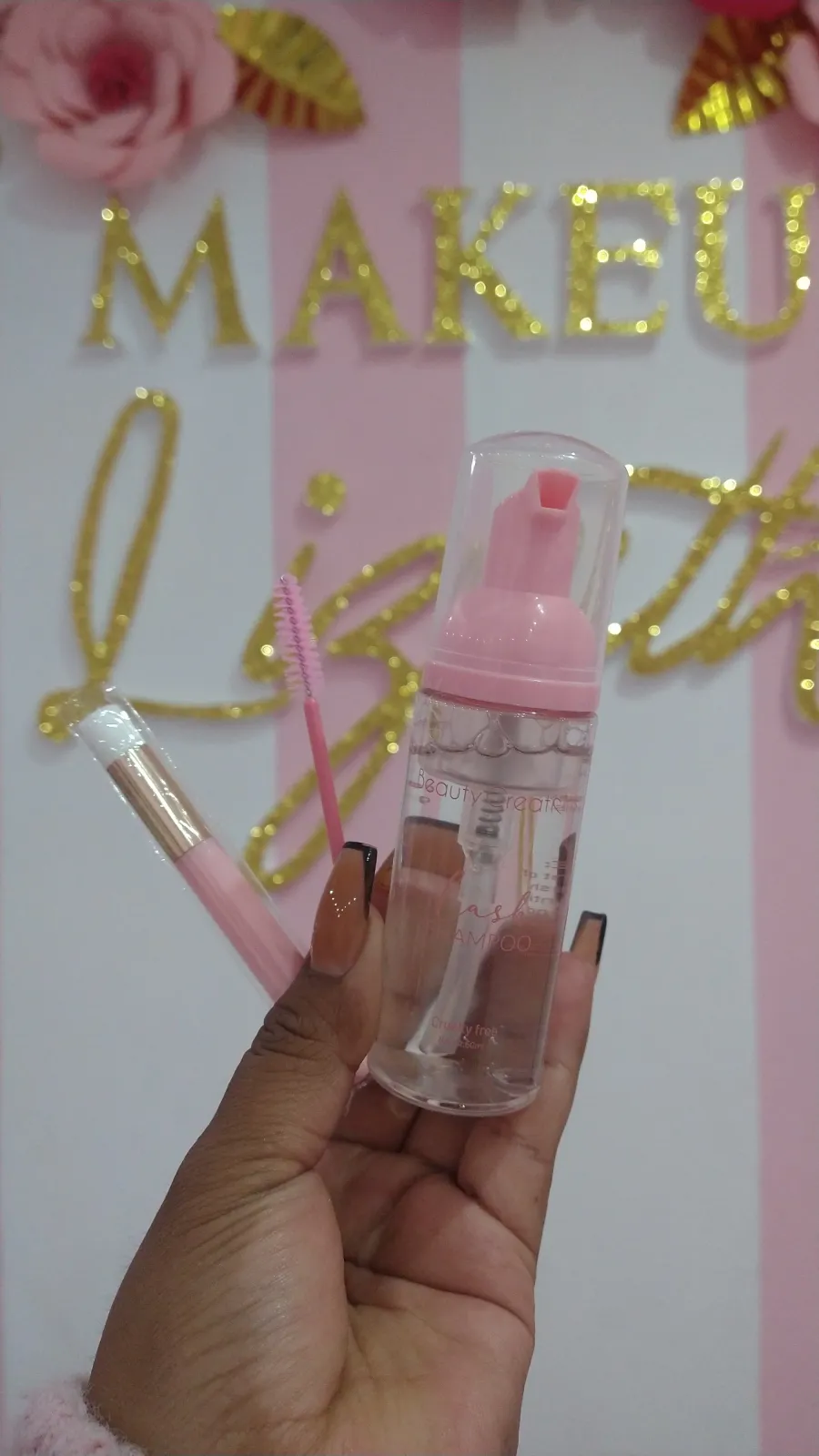 Shampoo para pestañas beauty creations 3