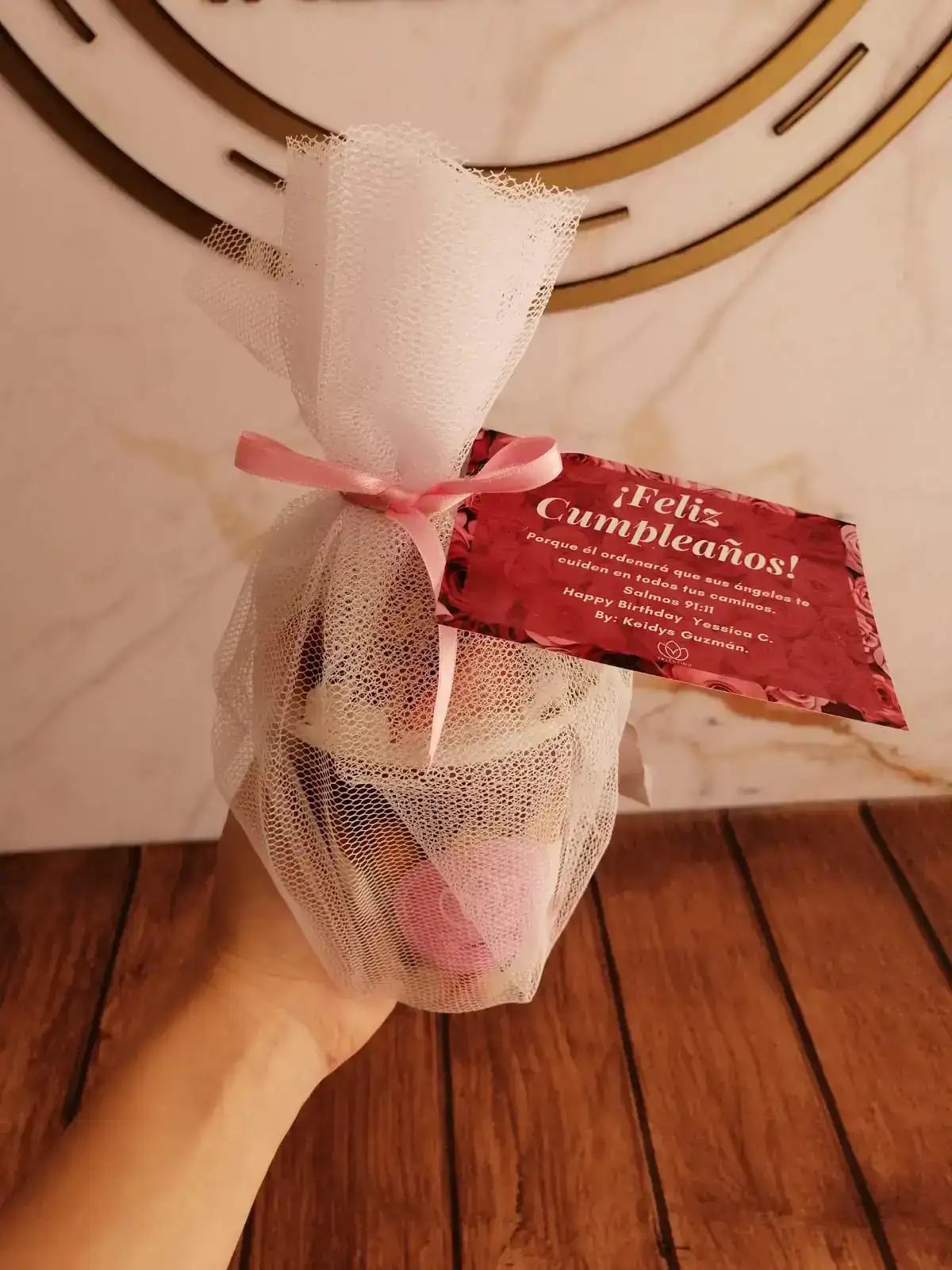 Fresas con crema para regalar.