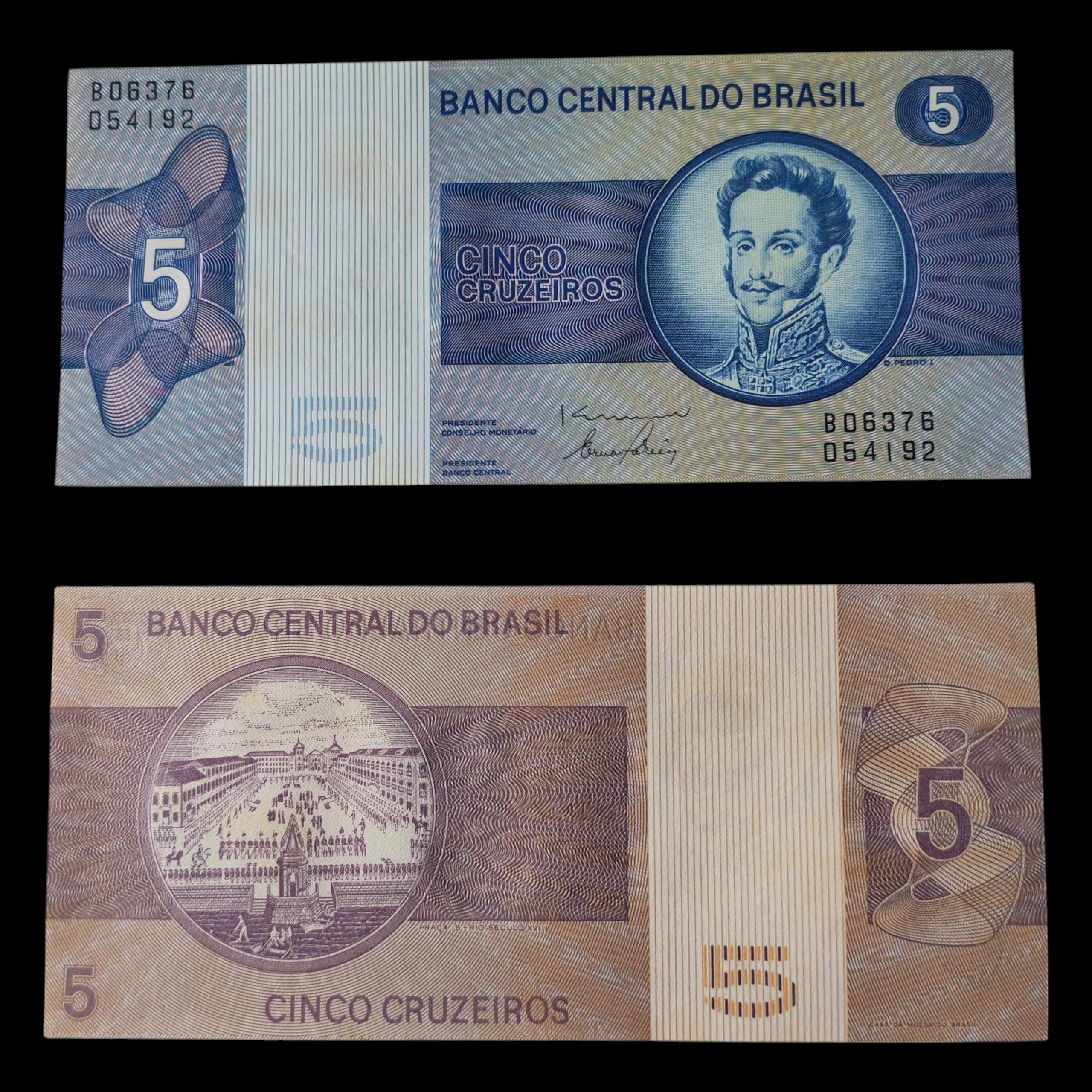 ° Brasil 5 cruzeiros UNC