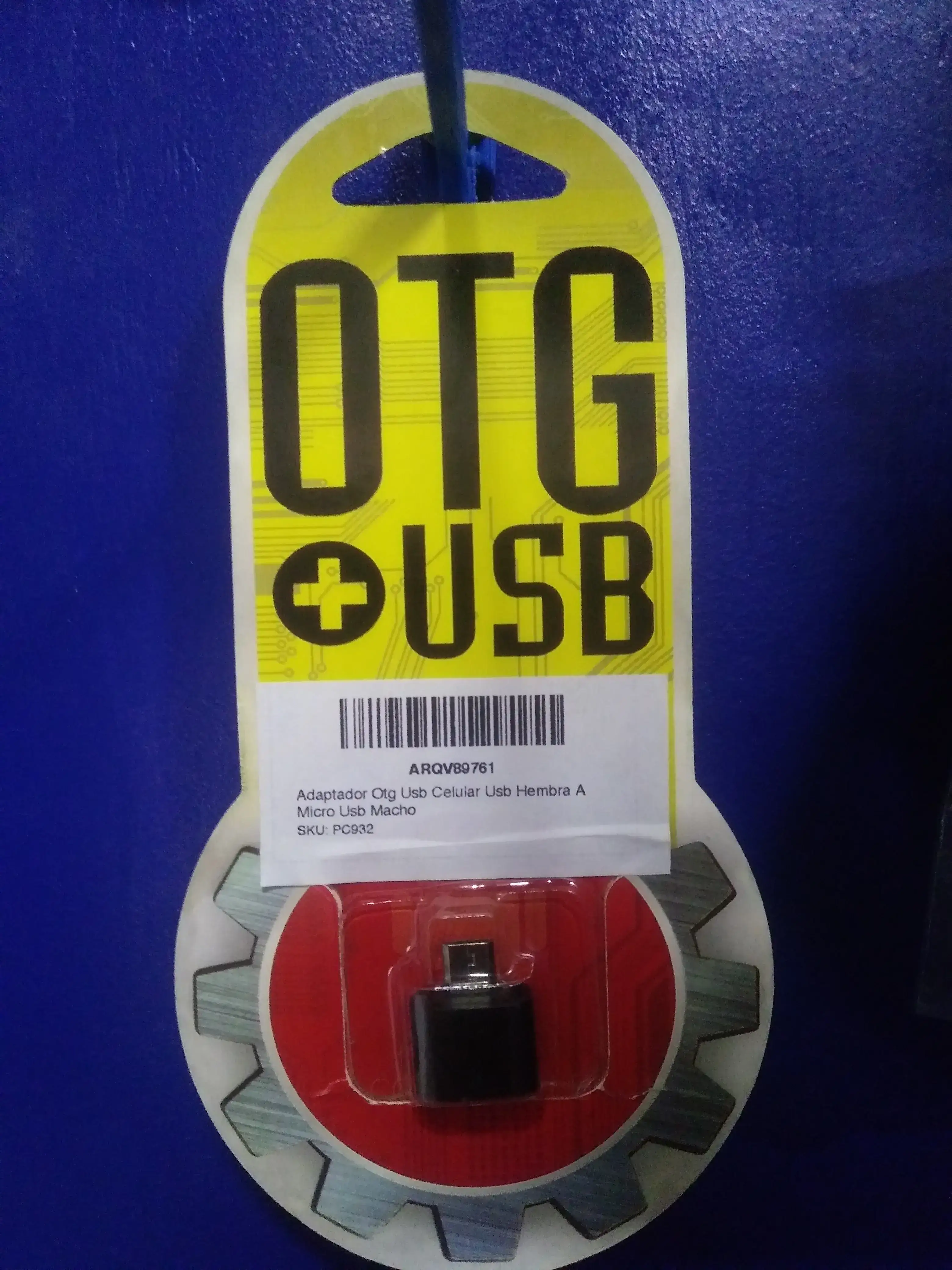 Adaptador Otg Usb Celular Usb Hembra A Micro Usb Macho