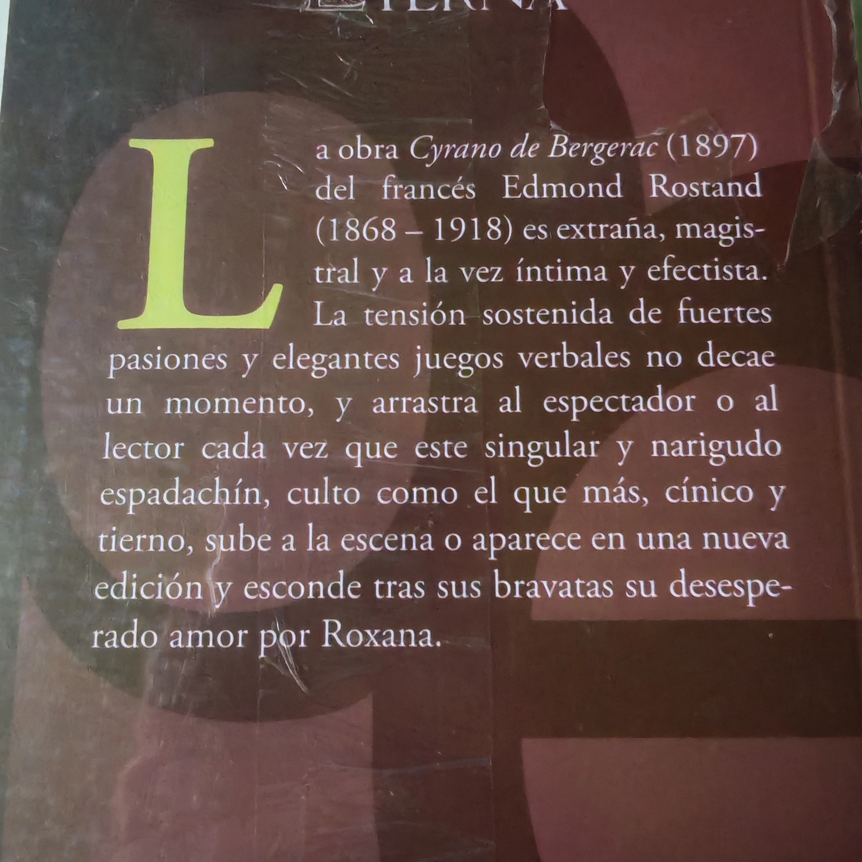 Cyrano de Bergerac, Edmond Rostand, nuevo 2