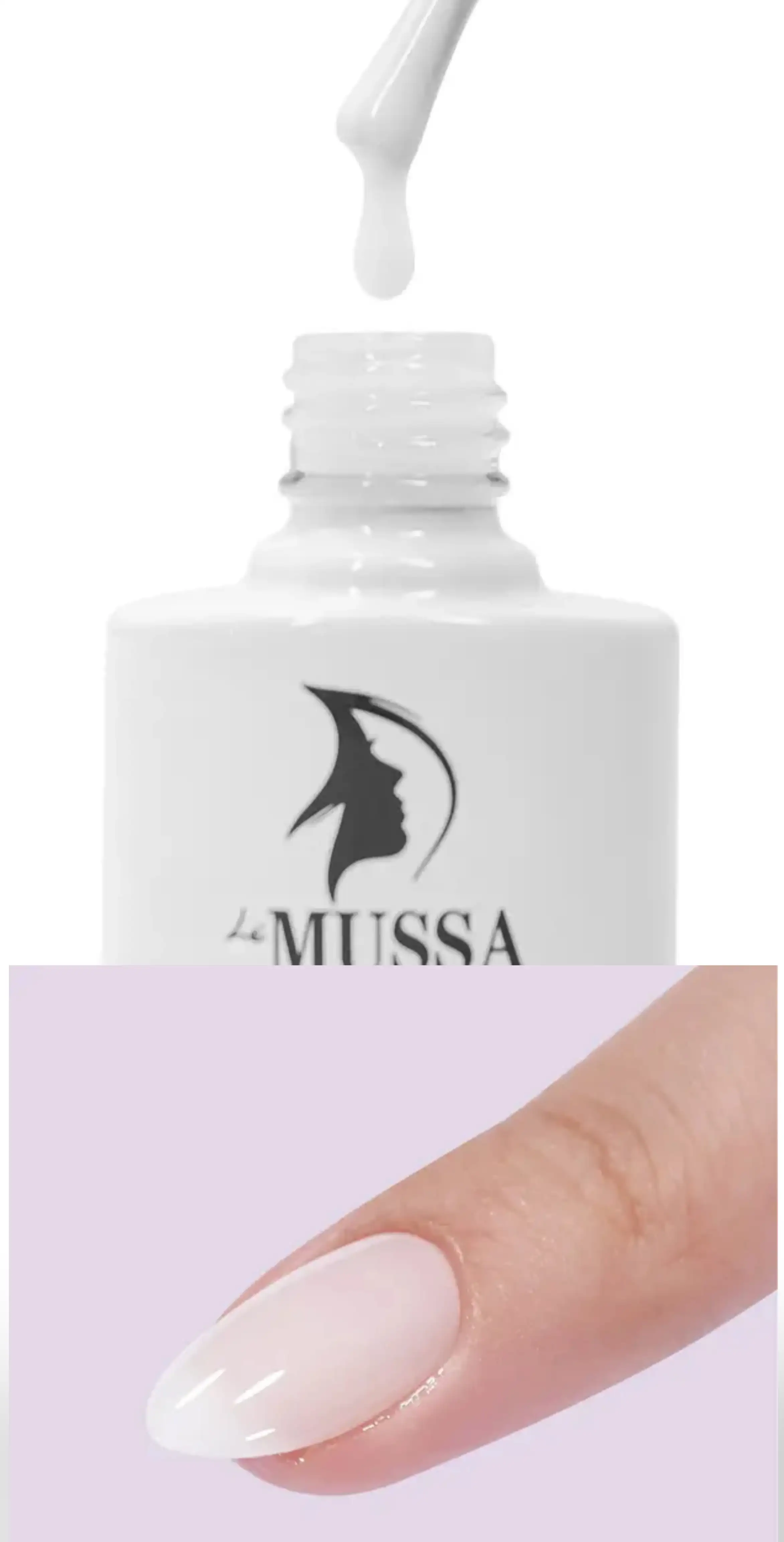 Gel blanco lechoso