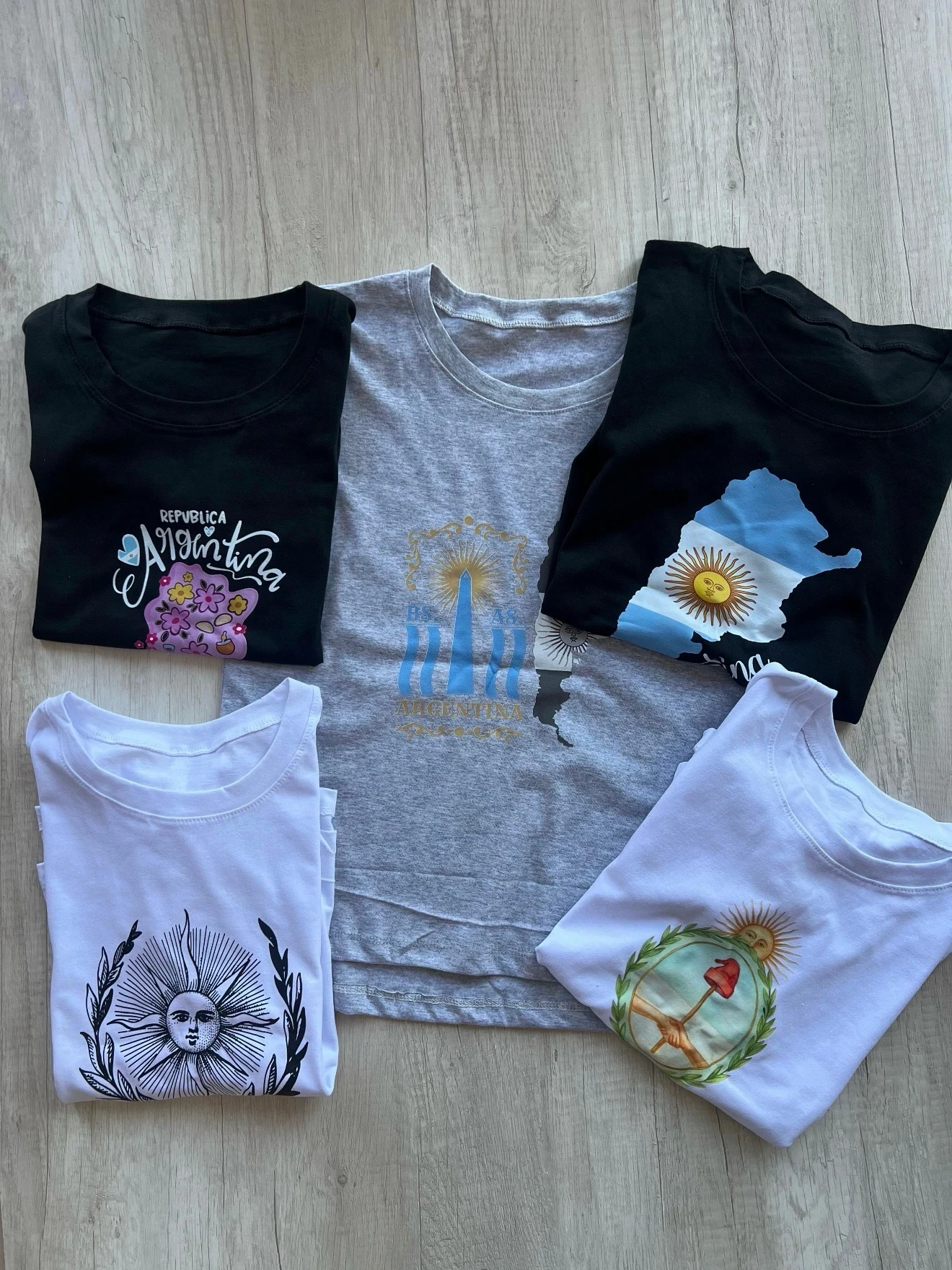REMERAS ALGODON ARG