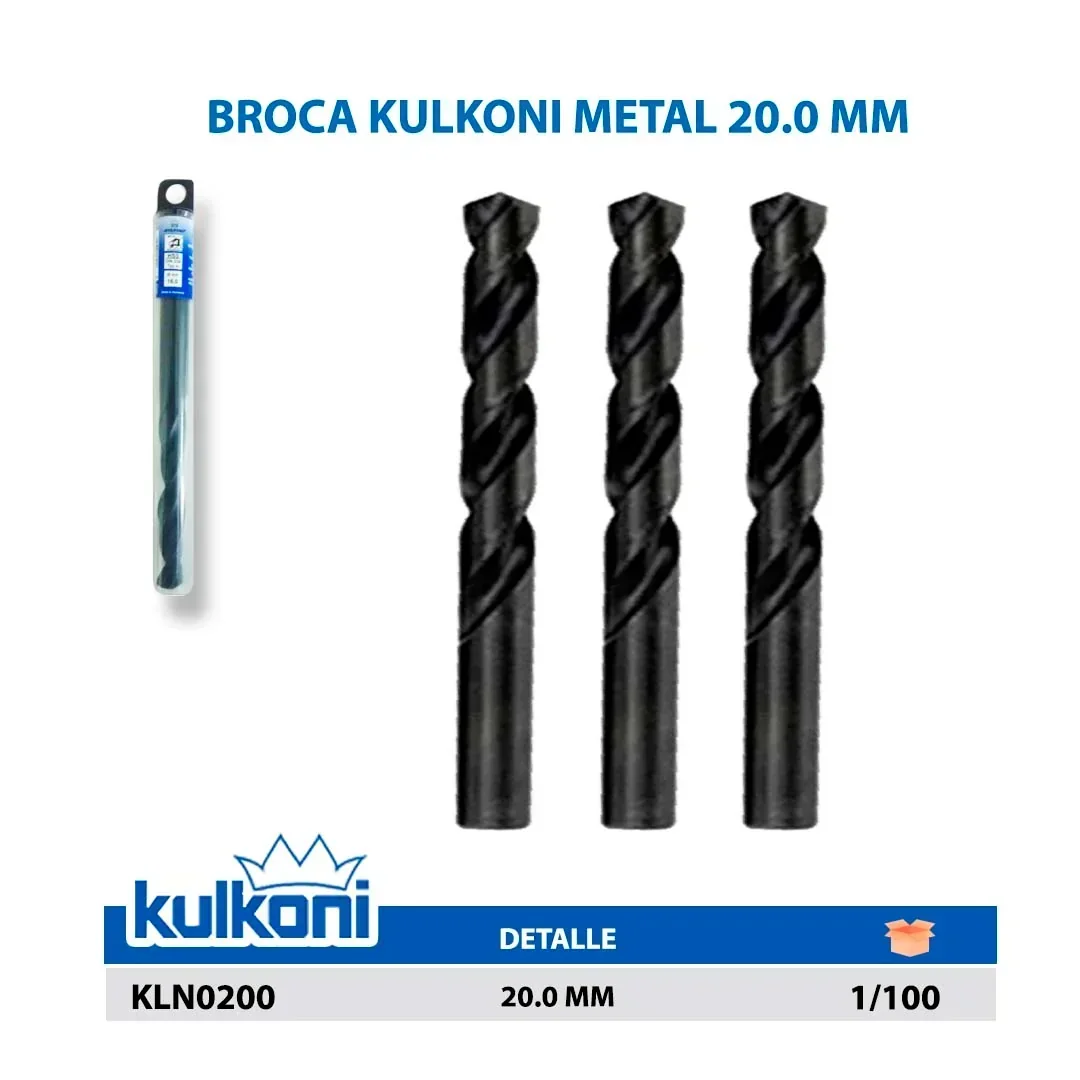 BROCA KULKONI METAL 20.0 MM