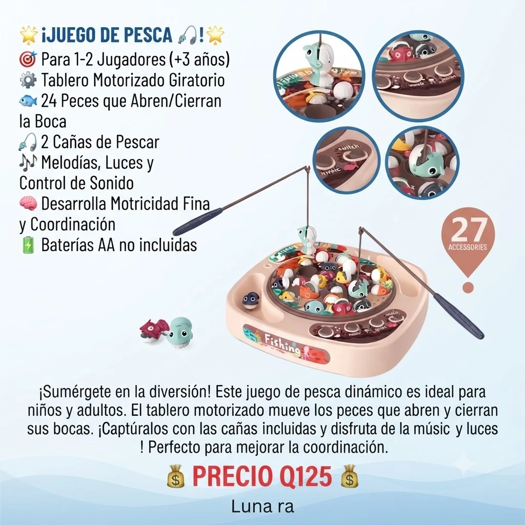 JUEGO DE PESCA PARA NIÑOS 