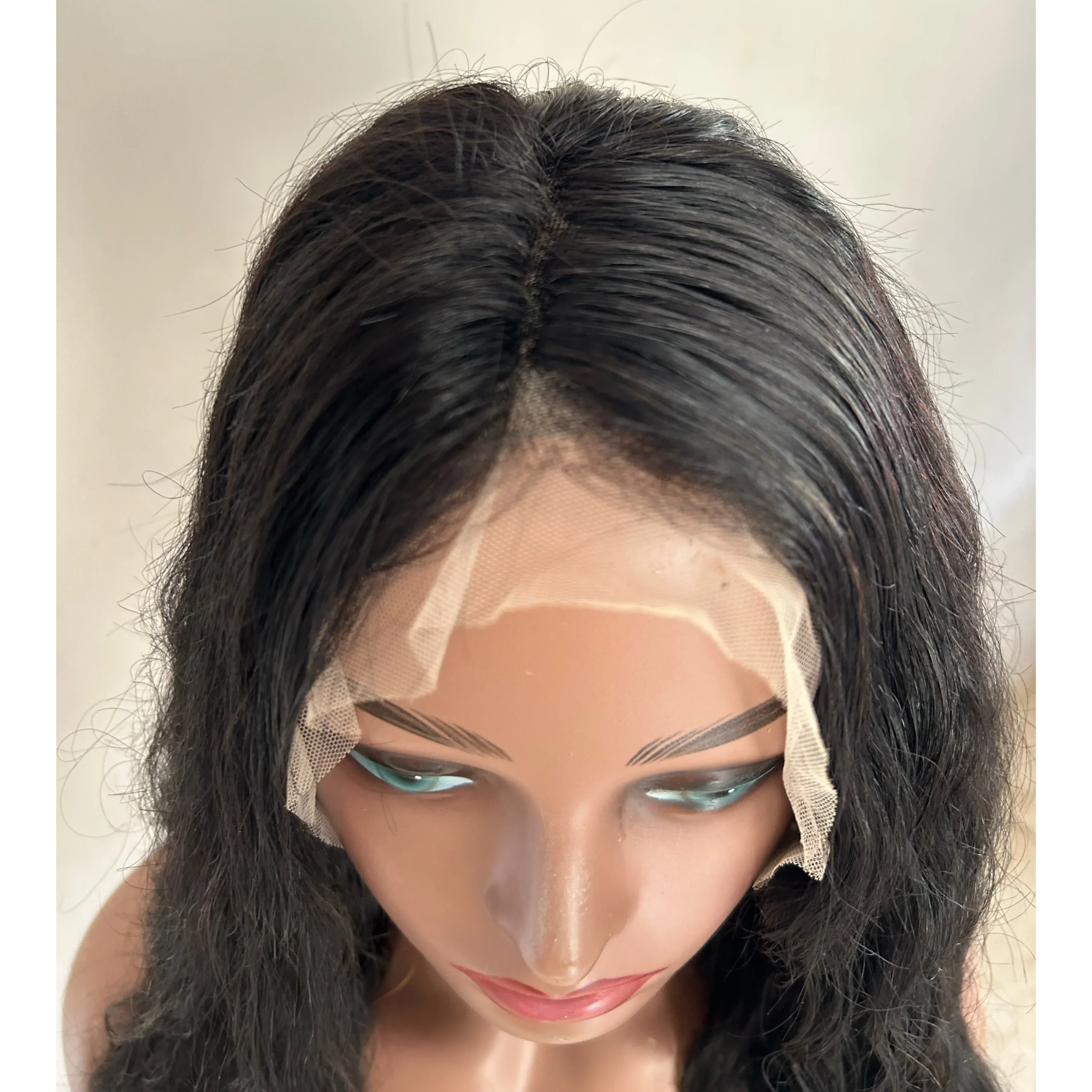 Peluca cabello humano brasileño 26”  5