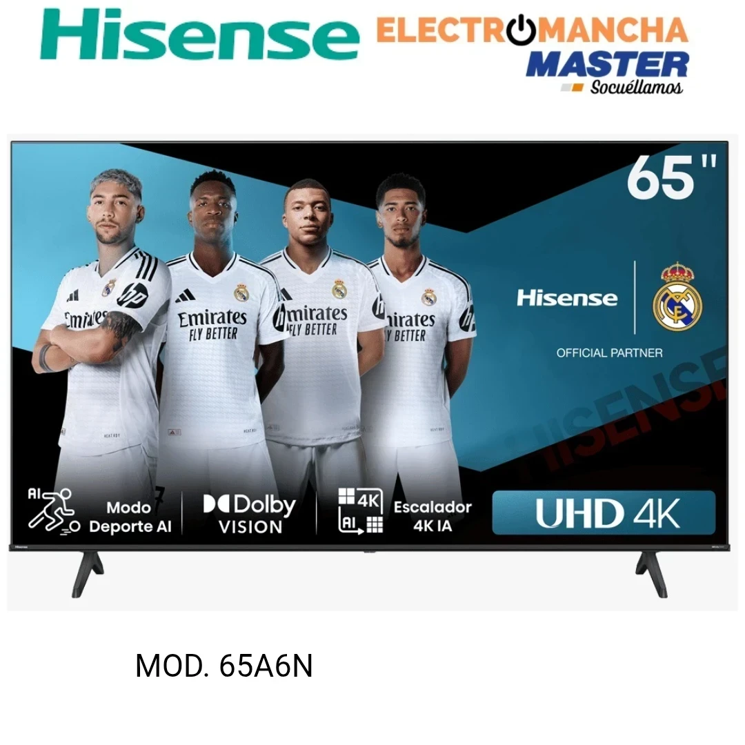 TELEVISION HISENSE 65A6N 65" PULGADAS 4K SMART TV