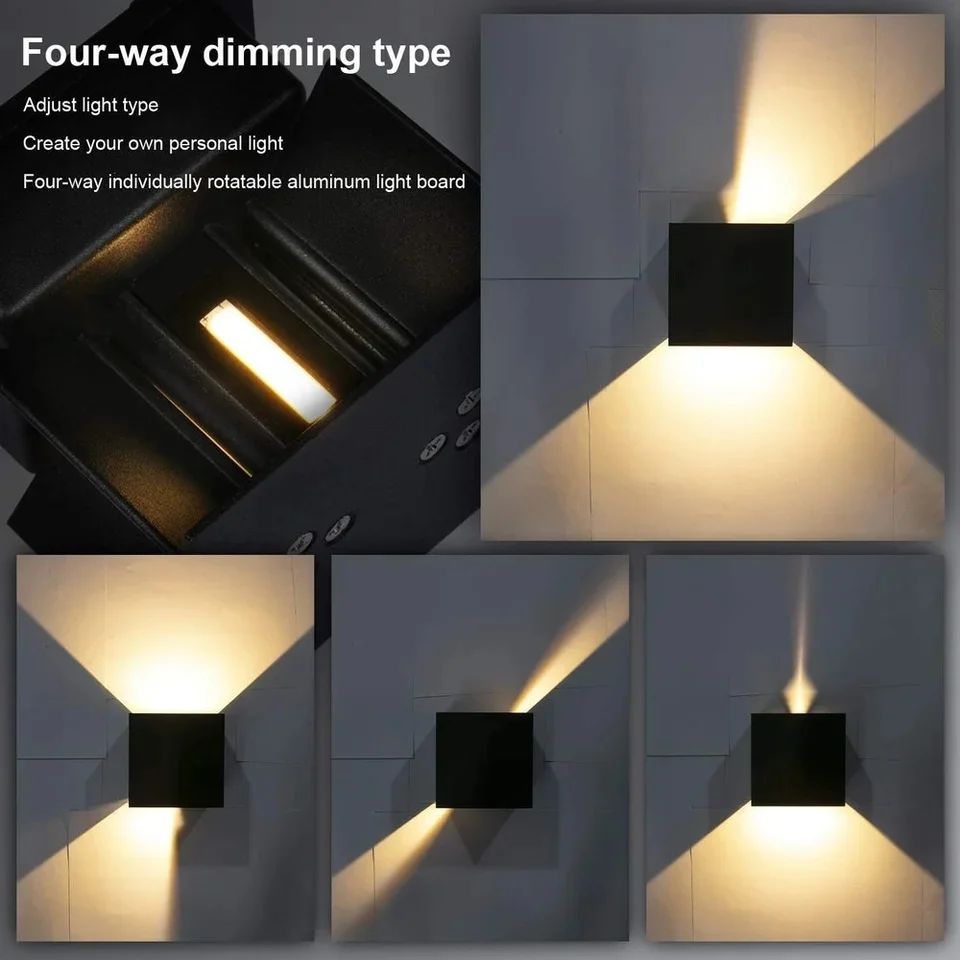 Aplique LED Tipo Cubo 6w y 10w 8