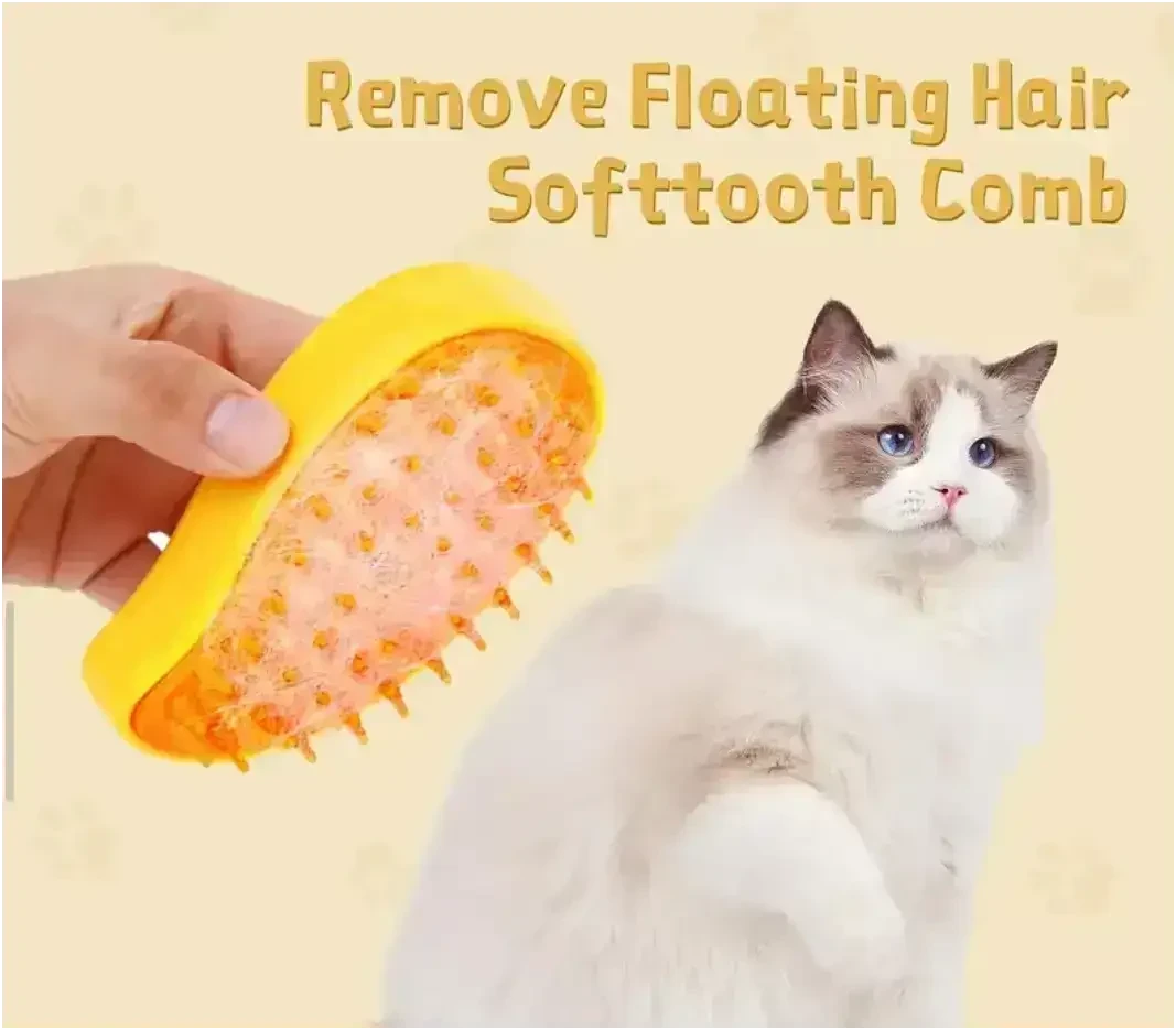 Cepillo humidificador de pelos 