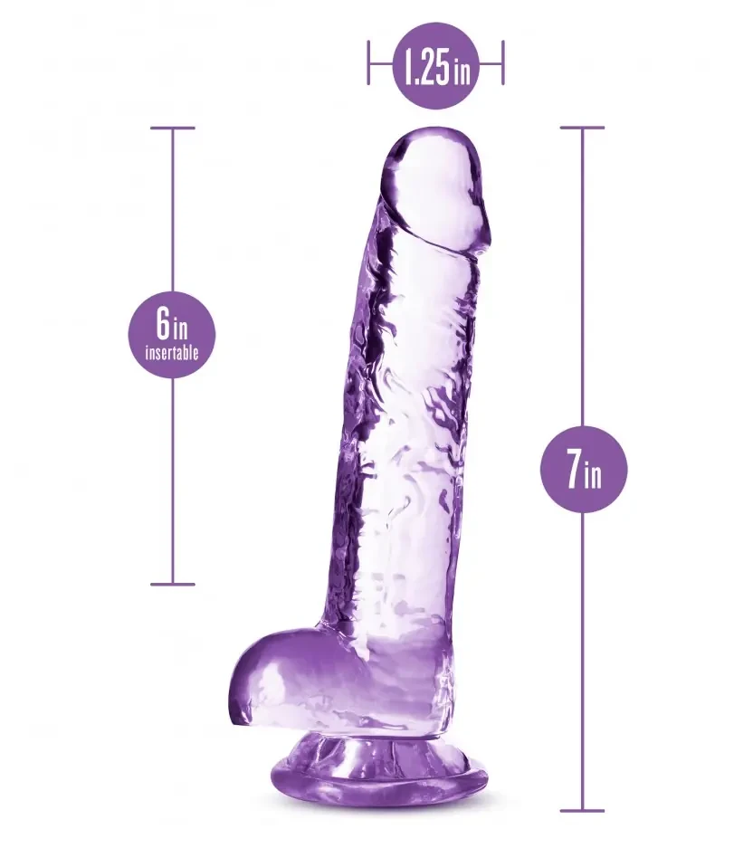 Naturally Yours 7″ Crystalline Dildo  2