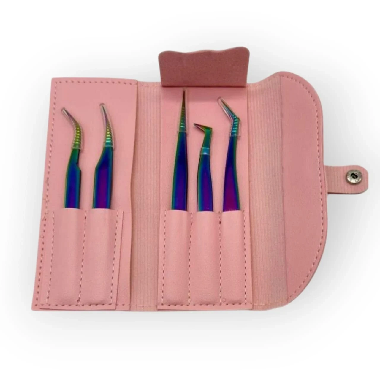yael set pinzas para pestanas x 5 pcs pb-02