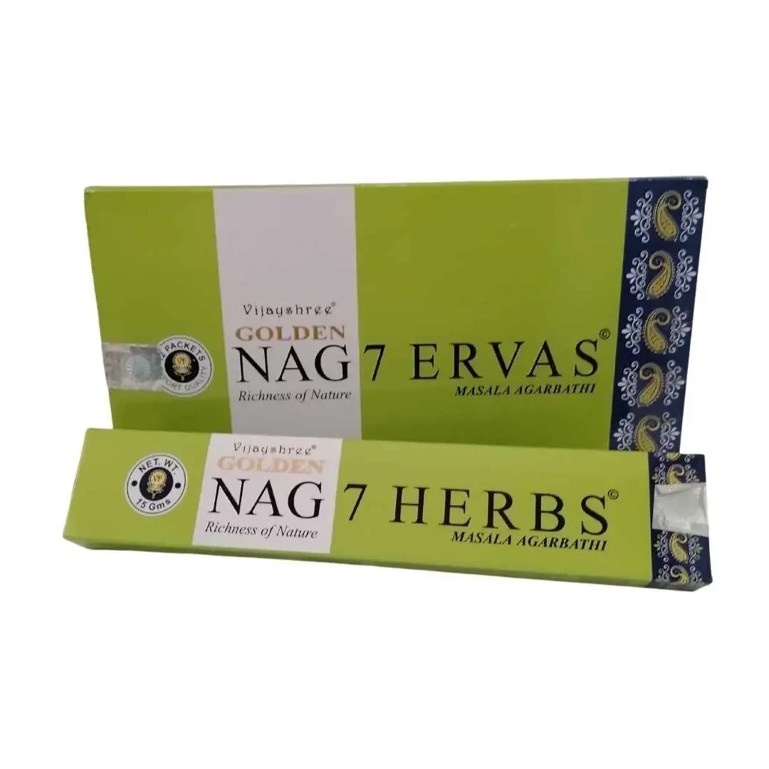 Incienso Masala Golden Nag 7 Hierbas