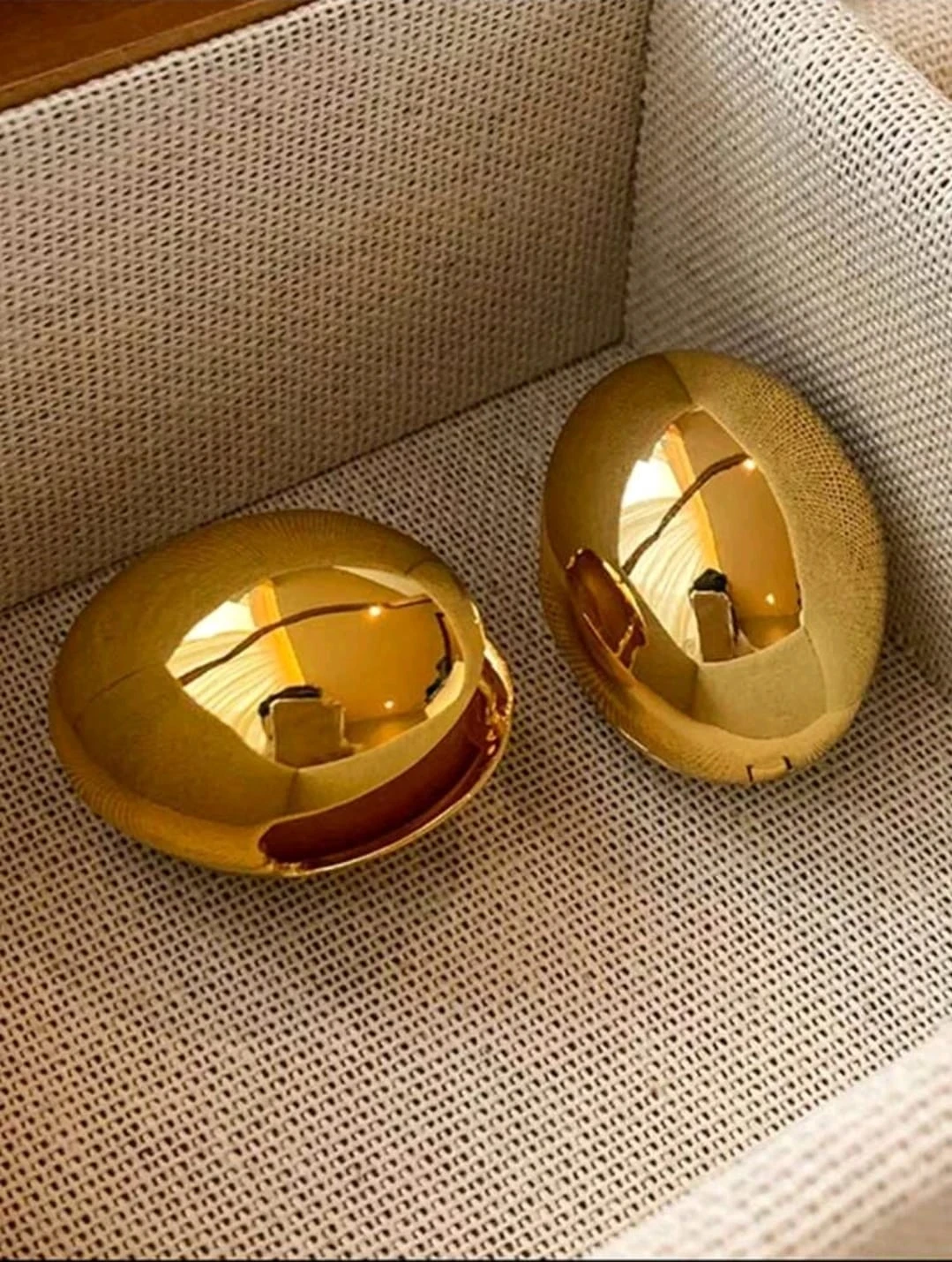 Elegantes aretes en acero inoxidable 