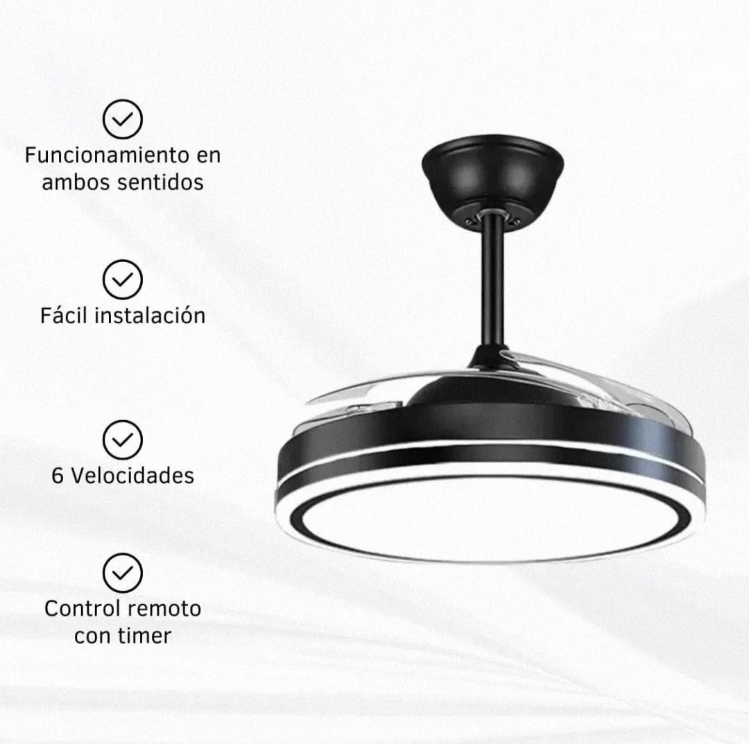LÁMPARA LED VENTILADOR  5