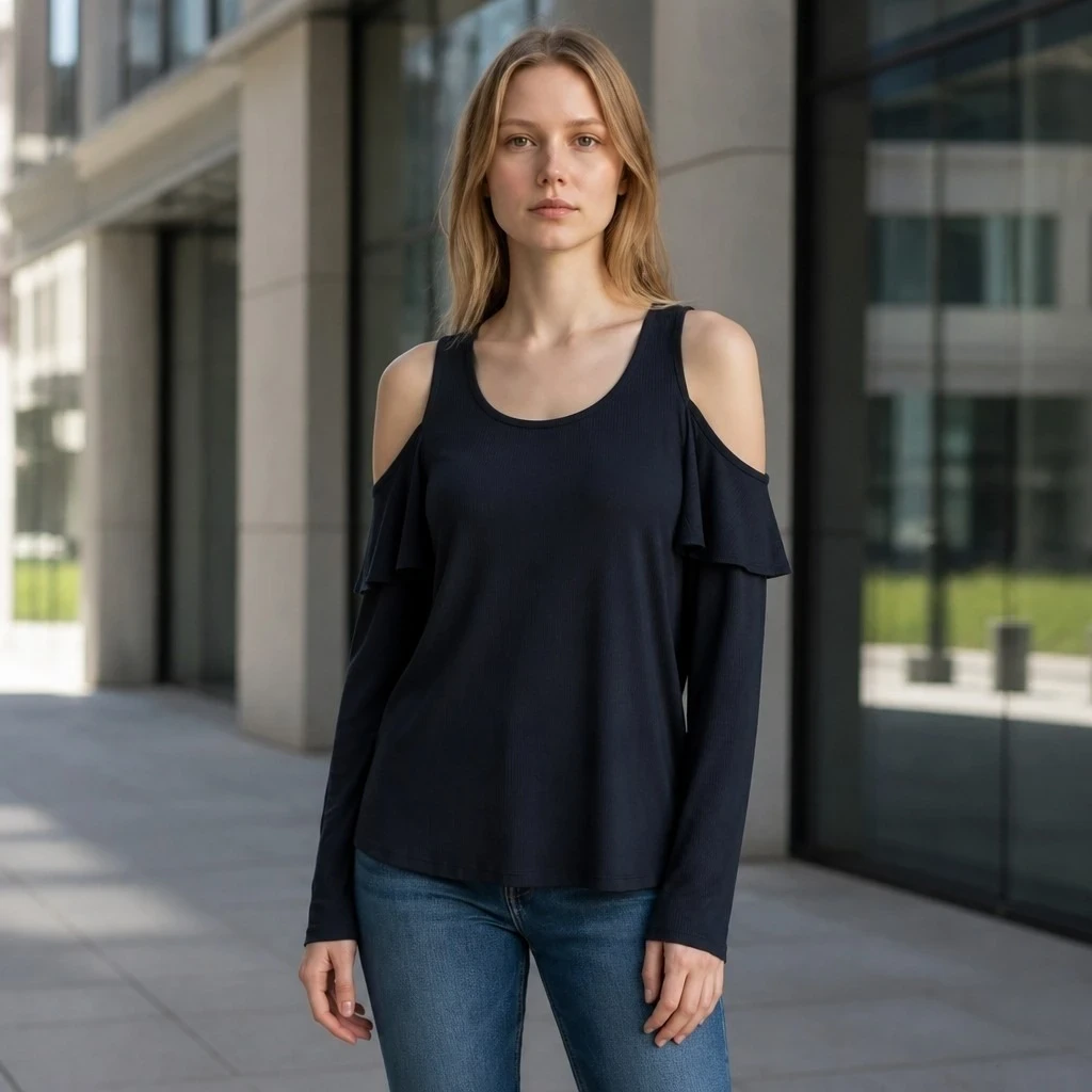 Blusa M Michael Kors color negro
