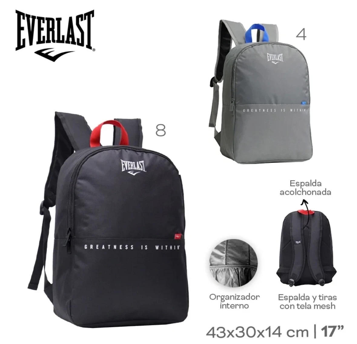 MOCHILA EVERLAST 28484