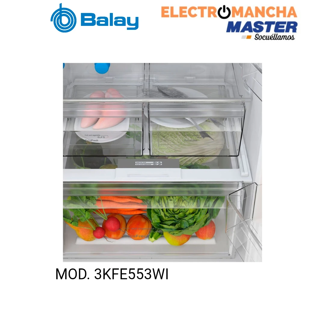 FRIGO COMBI BALAY 3KFE553WI 1,86*60 NF BLANCO CLASE EN 5