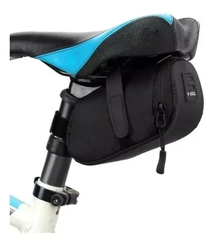 Bolso Alforja Para Bicicleta + Fijaciones Para Sillín