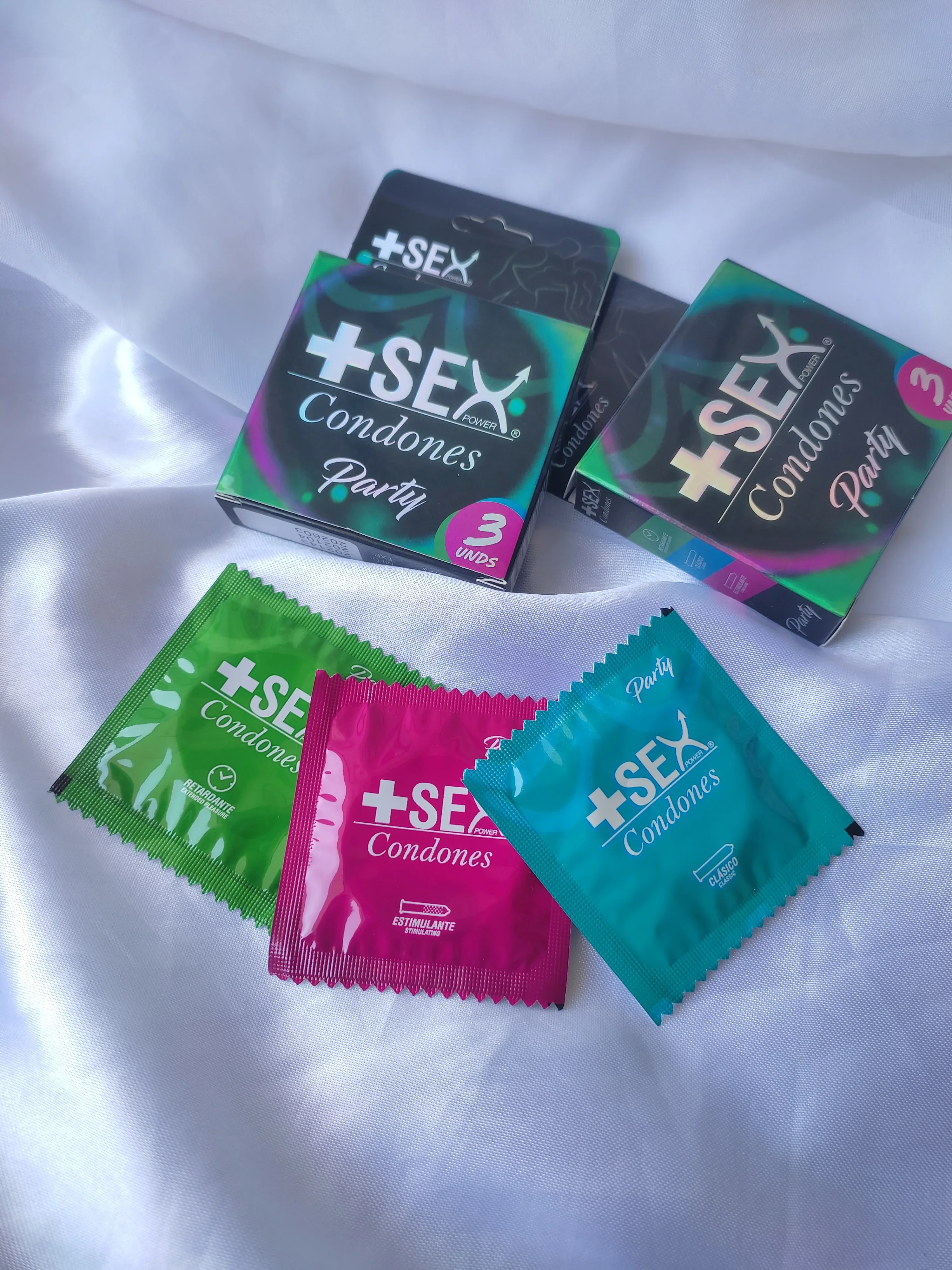 CONDONES PARTY X3 UNIDADES