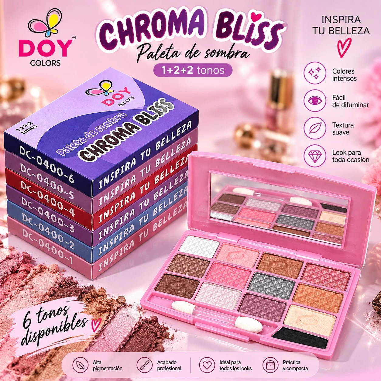 day colors paleta de sombra 14 tonos dc-0400.jfif
