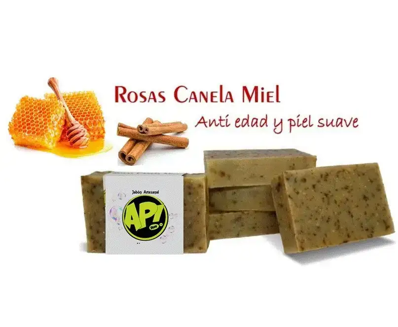 Jabón Rosas Canela y Miel