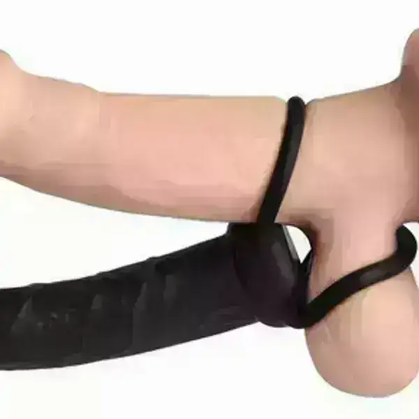 Doble Anillo con dildo A010 3