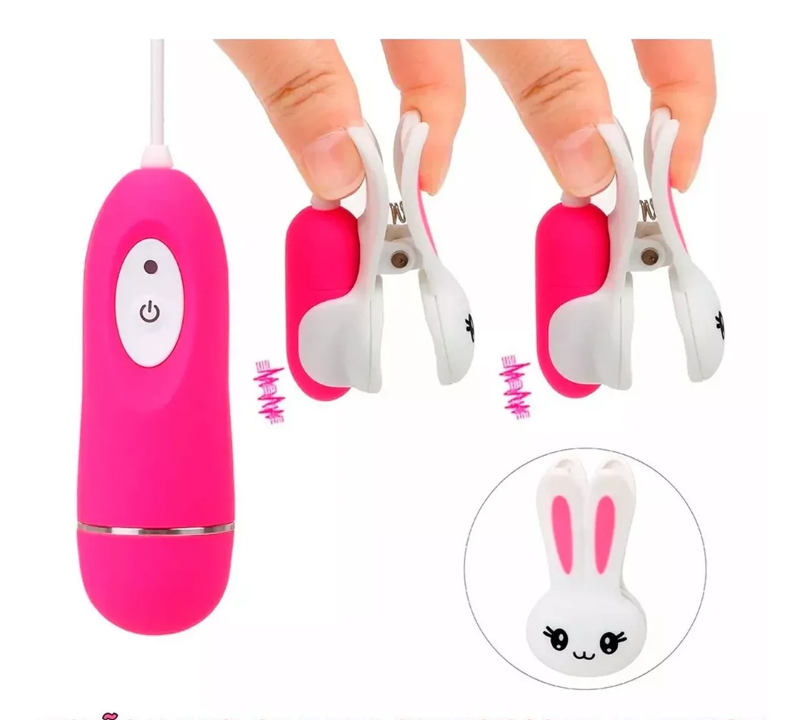 Vibrador Estimulador Tipo Pinza Para Pezones