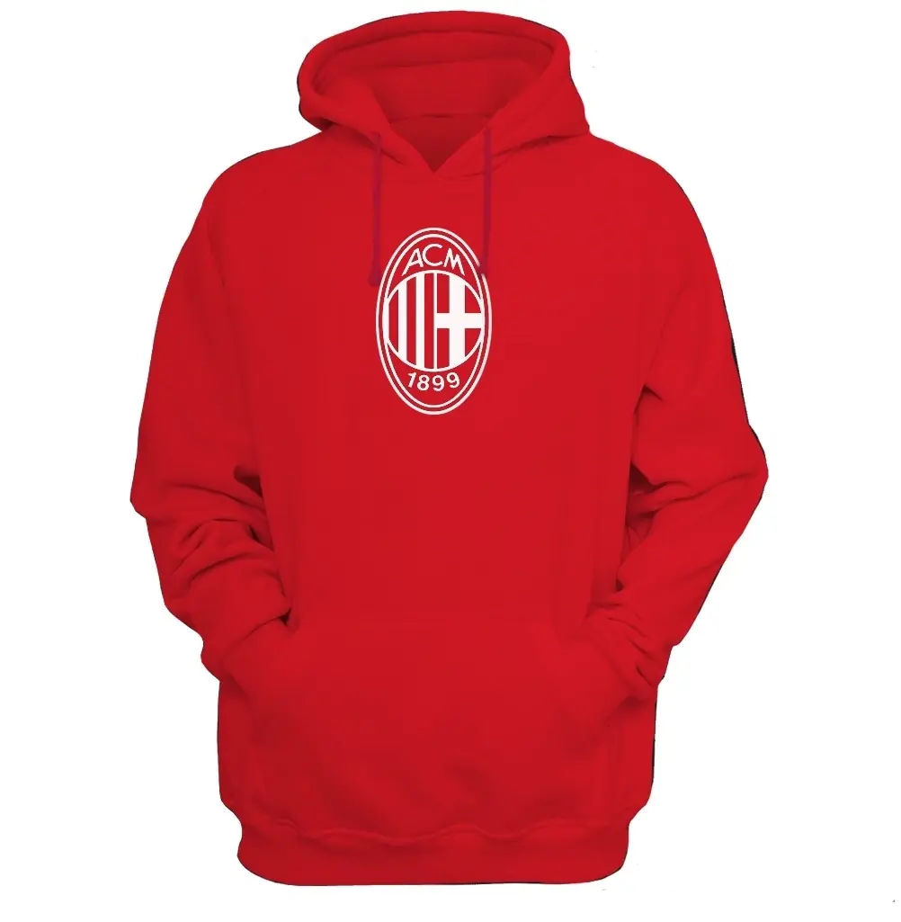 POLERA CON CAPUCHA DE AC.MILAN