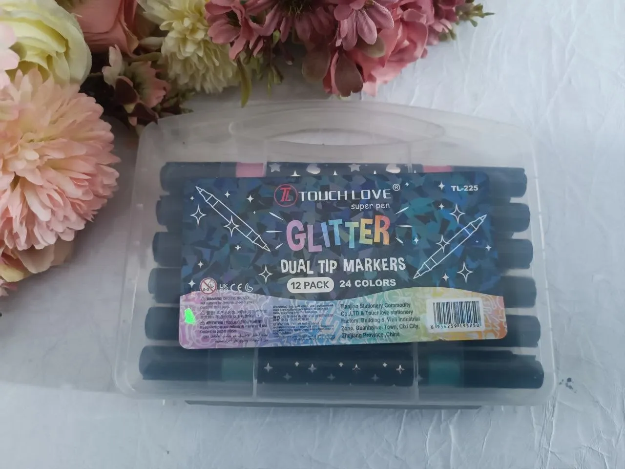 Marcador glitter. Doble punta 2