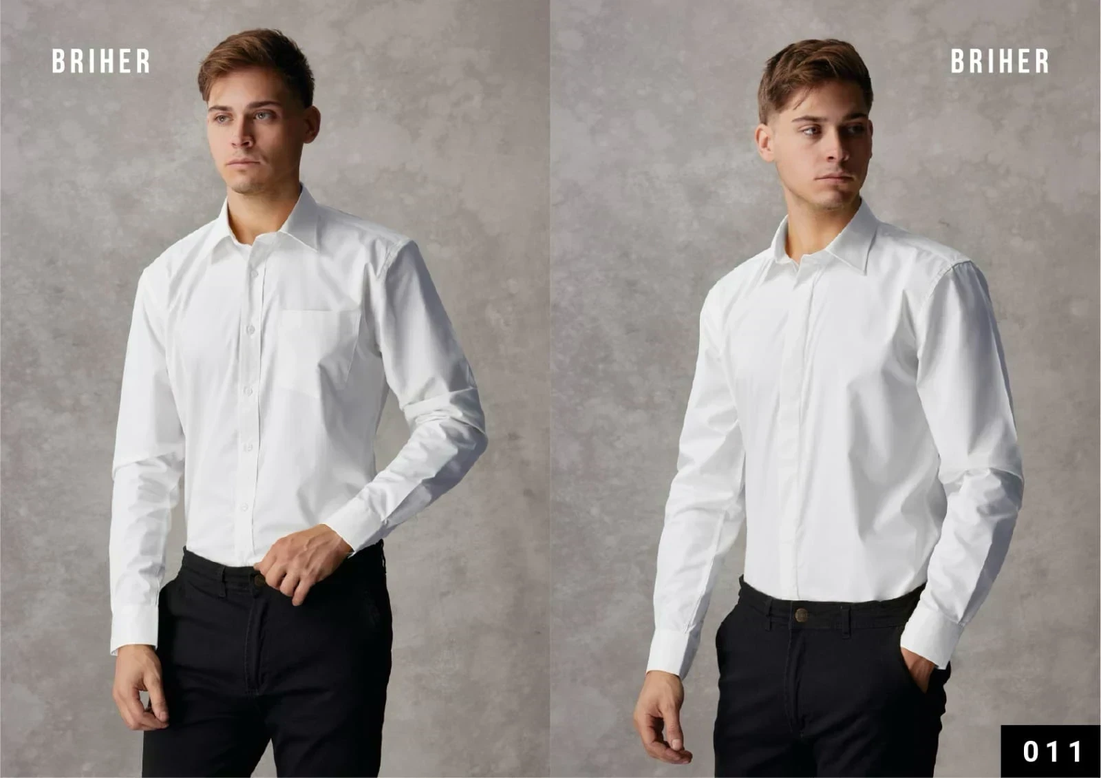 CAMISAS DE VESTIR LISAS  3
