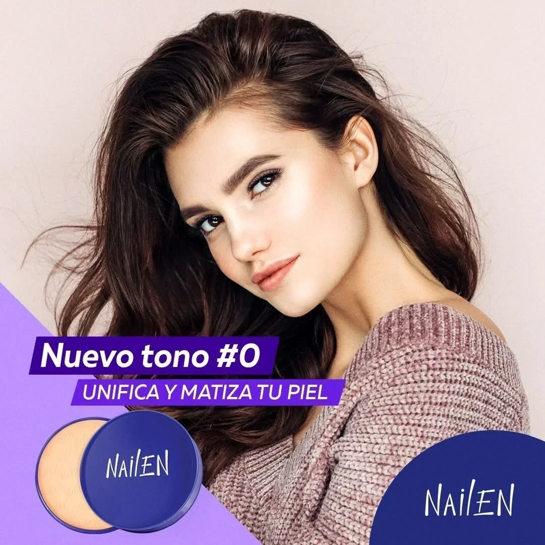 nailen polvo compacto tono 000