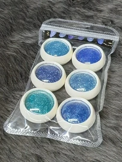 12 PIEZAS | EFECTO PARA UÑAS AZUL