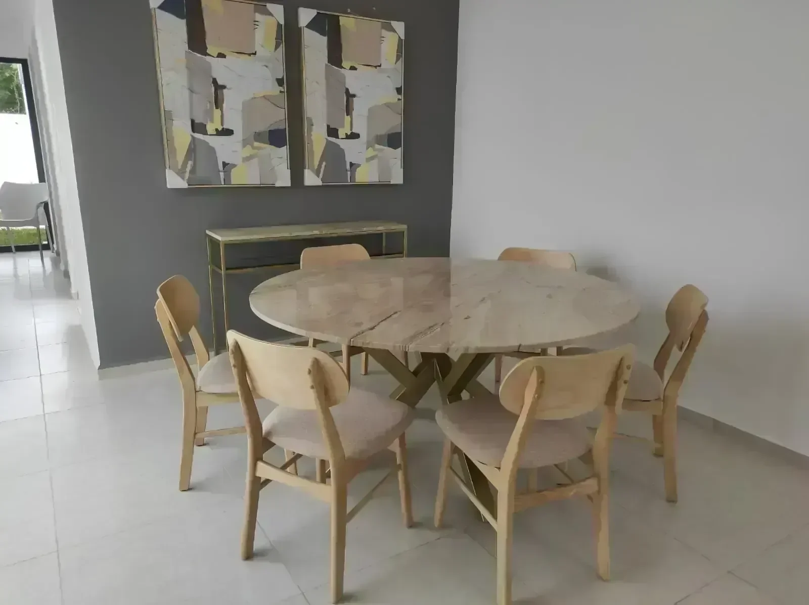 Mesa Estrella 1.50 dia (no incluye sillas ) 2