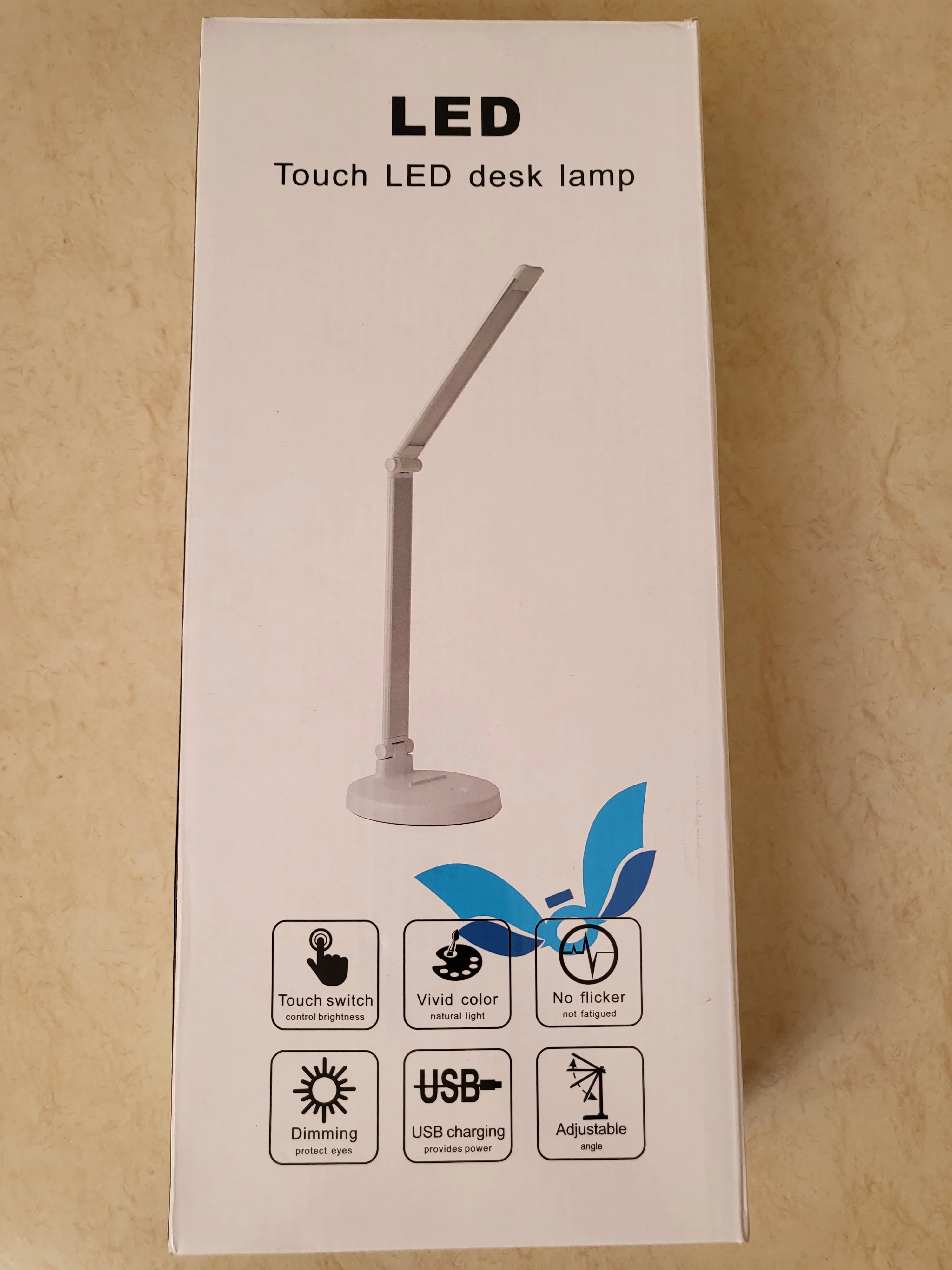 Lampara de mesa led touch