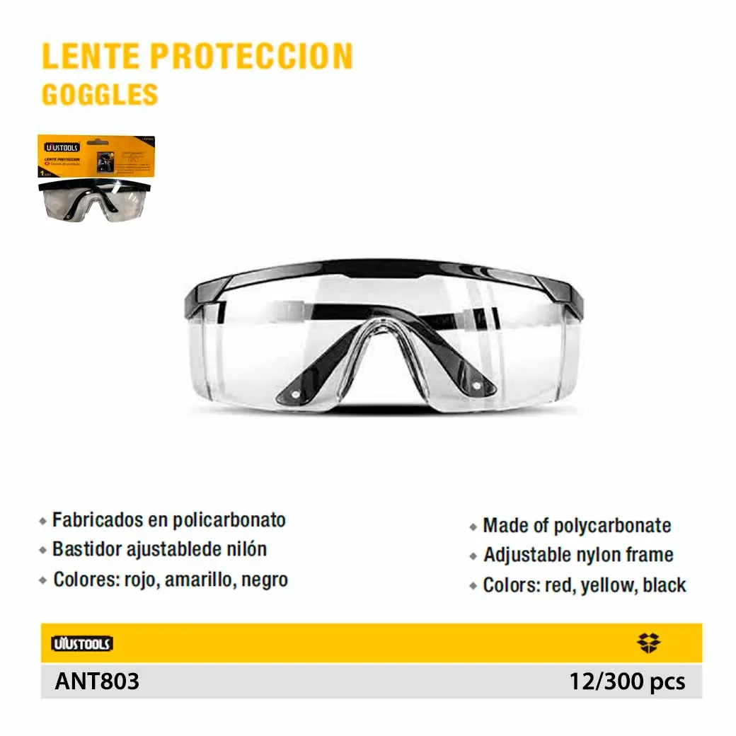LENTE ANTIPARRA UYUST TRANSP