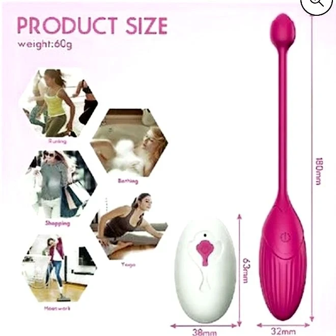 Vibrador de 10 frecuencias Control a Distancia