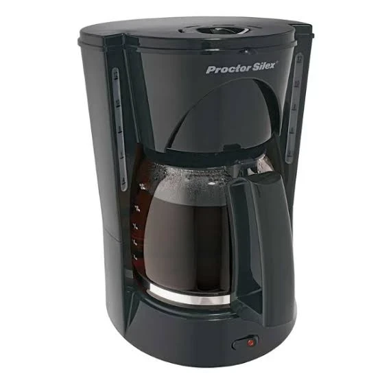 HB Proctor Silex 12 Cup Coffee Maker 48521RY-MX Black 