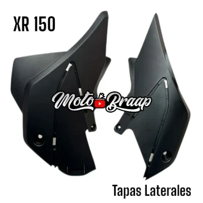 PL XR 150 L Tapas laterales negras IMTAL245 OKL