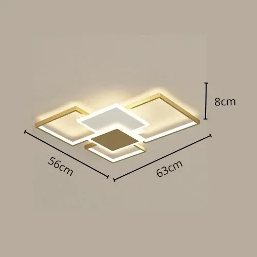 LAMPARA TECHO LED LISA 36W LUZ CALIDA/3000K 3