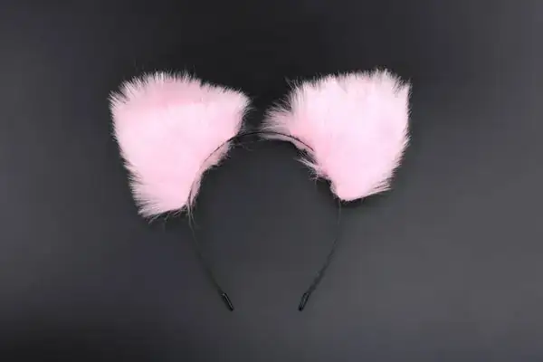 🟢Orejitas De Gato Miu color rosa 