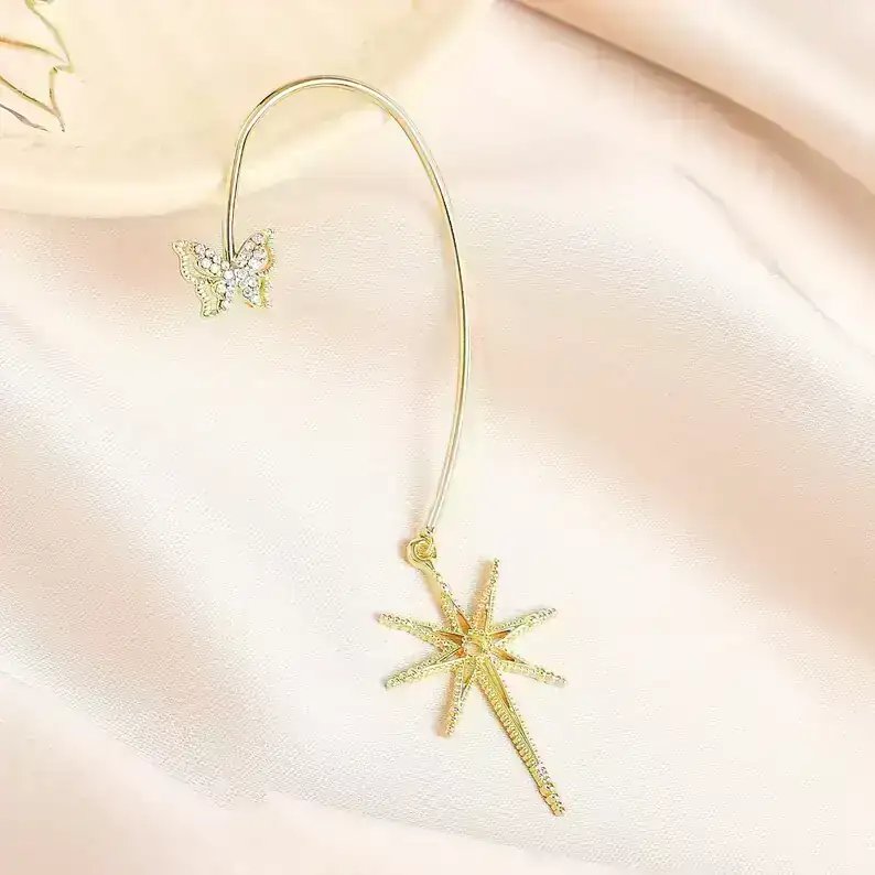 Ear Cuff Estrella Belén Dorado REF: ME05 2
