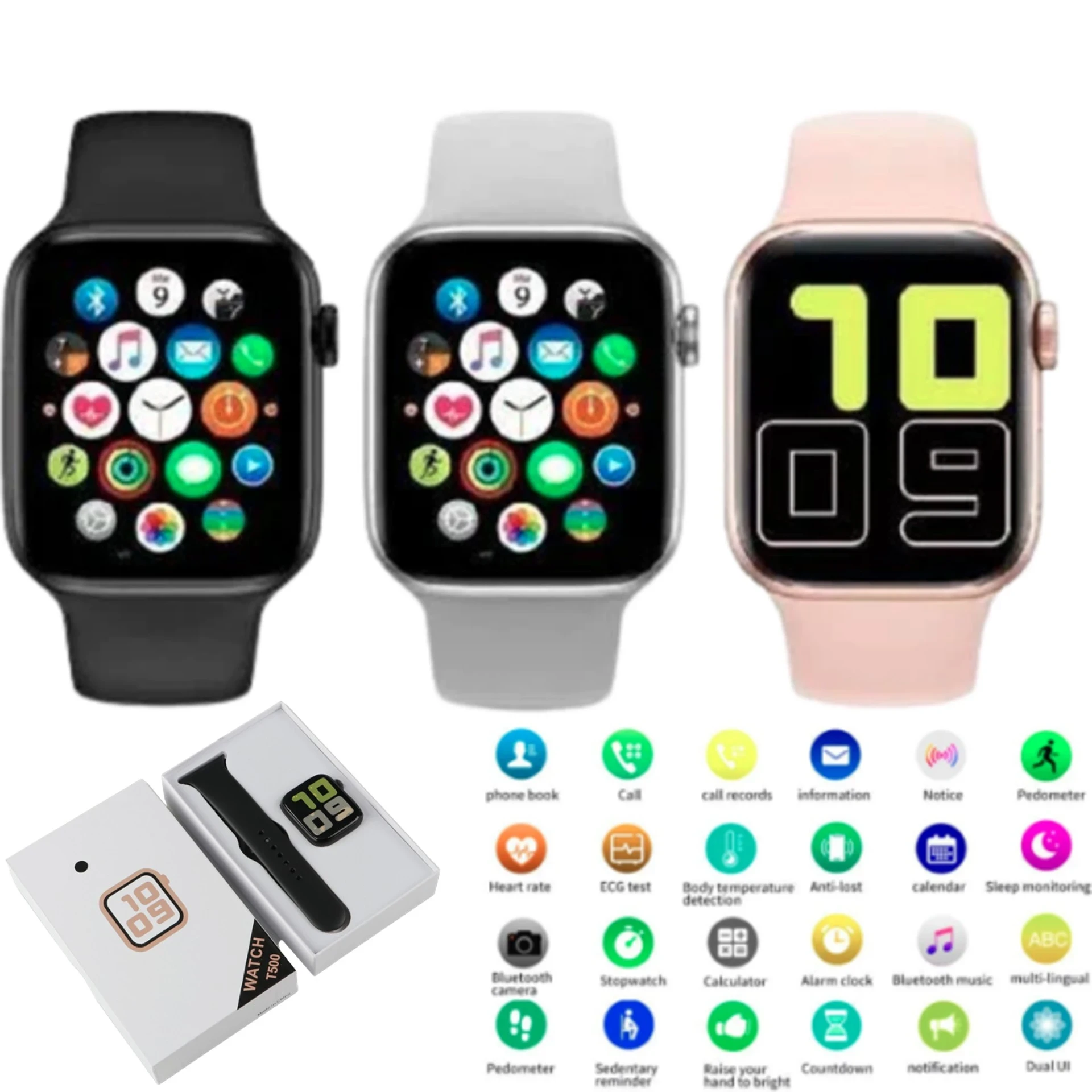 Reloj Inteligente SmartWatch T500