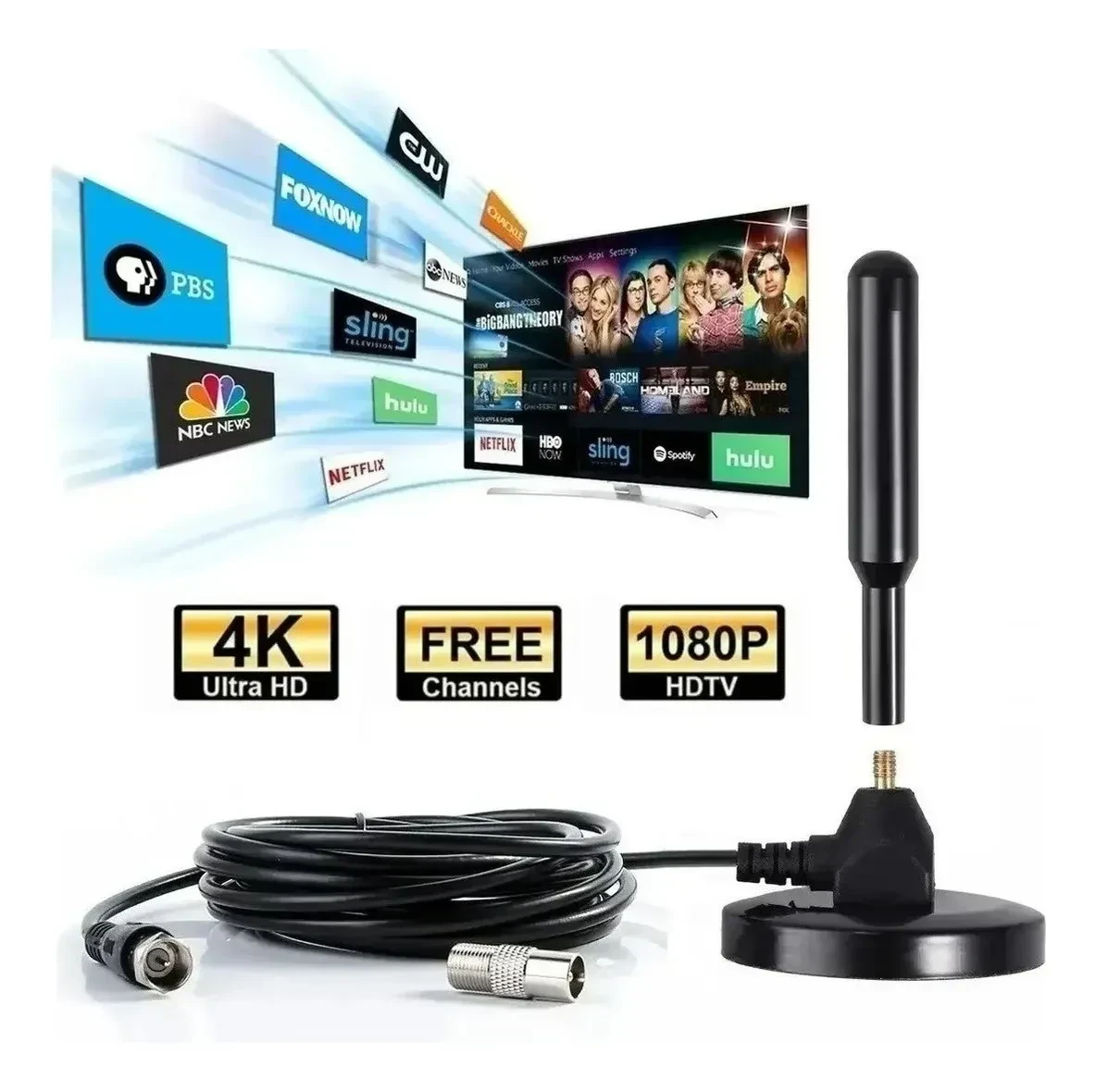 Antena Tv Digital Full Hd De Iman Interior Exterior