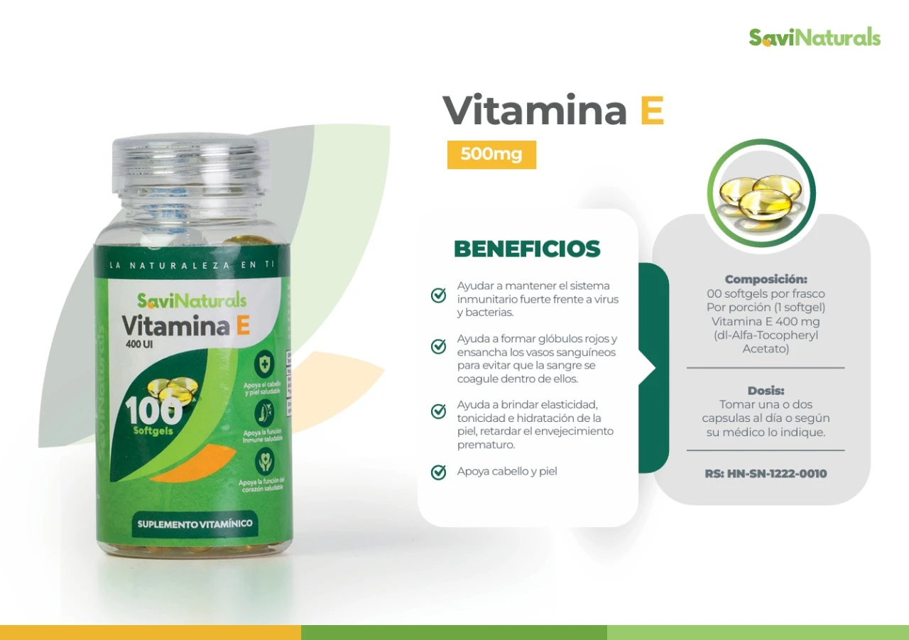 Vitamina E 400 Ui