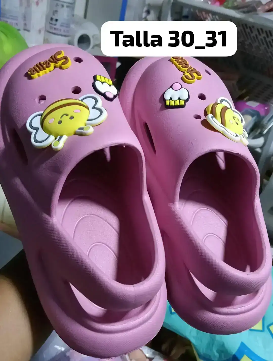 Sandalias rosadas