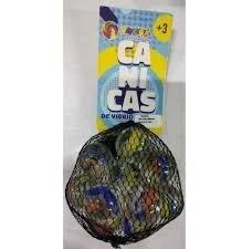 canicas de vidrio trebol 10/30
